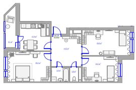 3-к кв. Ханты-Мансийск ул. Карла Маркса, 23 (90.4 м²)
