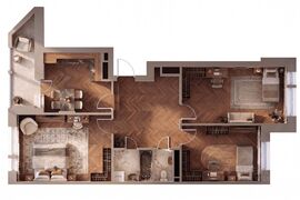 3-к кв. Ханты-Мансийск ул. Карла Маркса, 23 (90.1 м²)