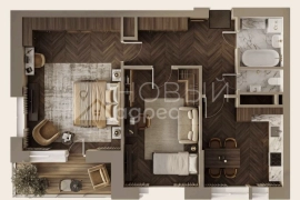 Продается 2к квартира, 65 кв.м