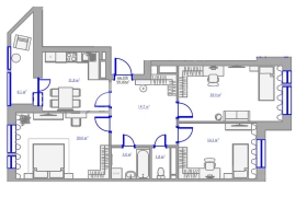3-к кв. Ханты-Мансийск ул. Карла Маркса, 23 (90.4 м²)